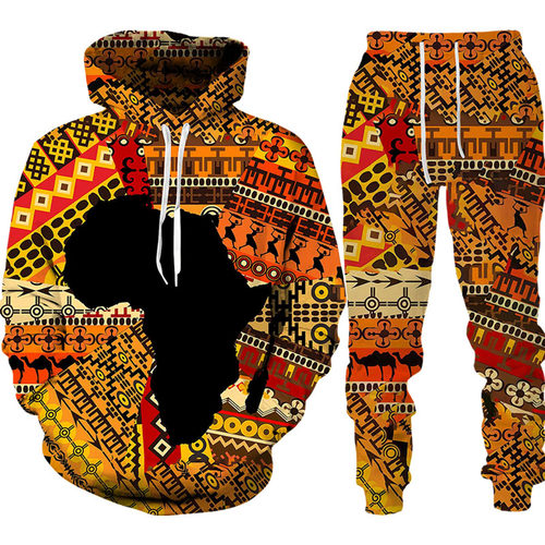 Folk custom 3d Print Hoodies Trousers Suits Men Women Tracks