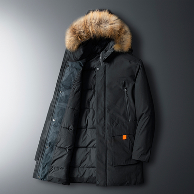 Men's Thermal Down Jacket Thick Puffer Jacket Men Coat High