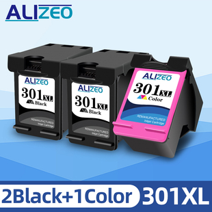 Alizeo Ink Cartridge 301XL  For HP 301 XL  Remanufactured Re