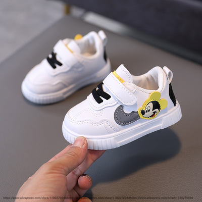White Casual Shoes For Baby Boy Girl Brand Children Sneaker