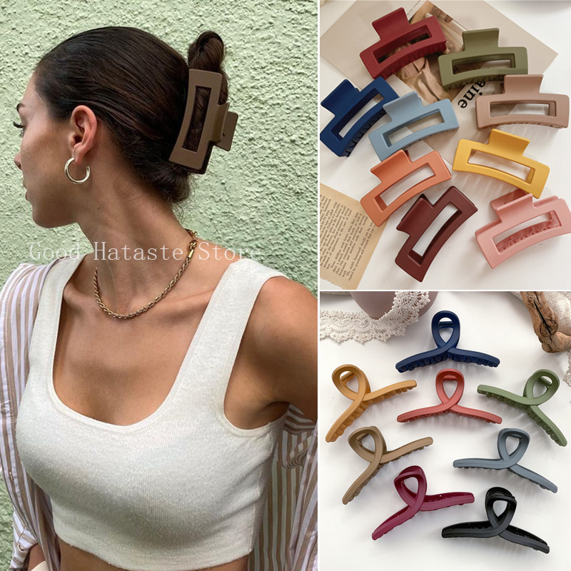 Geometric Hair Claws for women girls Hair Clips Hairpins Lad - 实物图