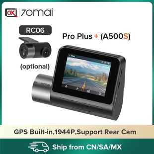 70mai Dash wifi Plus ADAS Built Pro GPS for Cam A500S Car