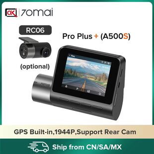 70mai Car ADAS A500S Pro wifi Cam GPS for Built Dash Plus