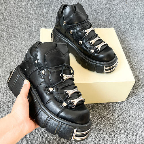 Punk Style Women Sneakers 6cm Platform Shoes Woman Creepers