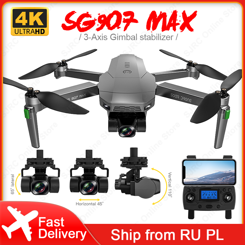 ZLL SG907 Max / SG907 SE Drone 4k Profesional GPS 5G WIFI HD - 实物图