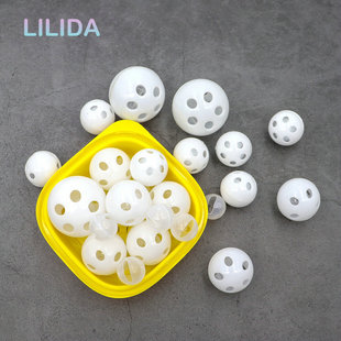 30/50/100pcs Plastic Rattle Bell Ball Squeaker Noise Generat