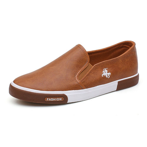 Casual Shoes Men Comfortable PU Leather Mens Loafers Handmad