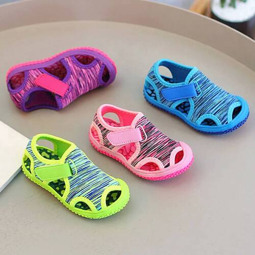 Kids Sandals Summer Kids Baby Girls Boys Non-slip Outdoor Sn