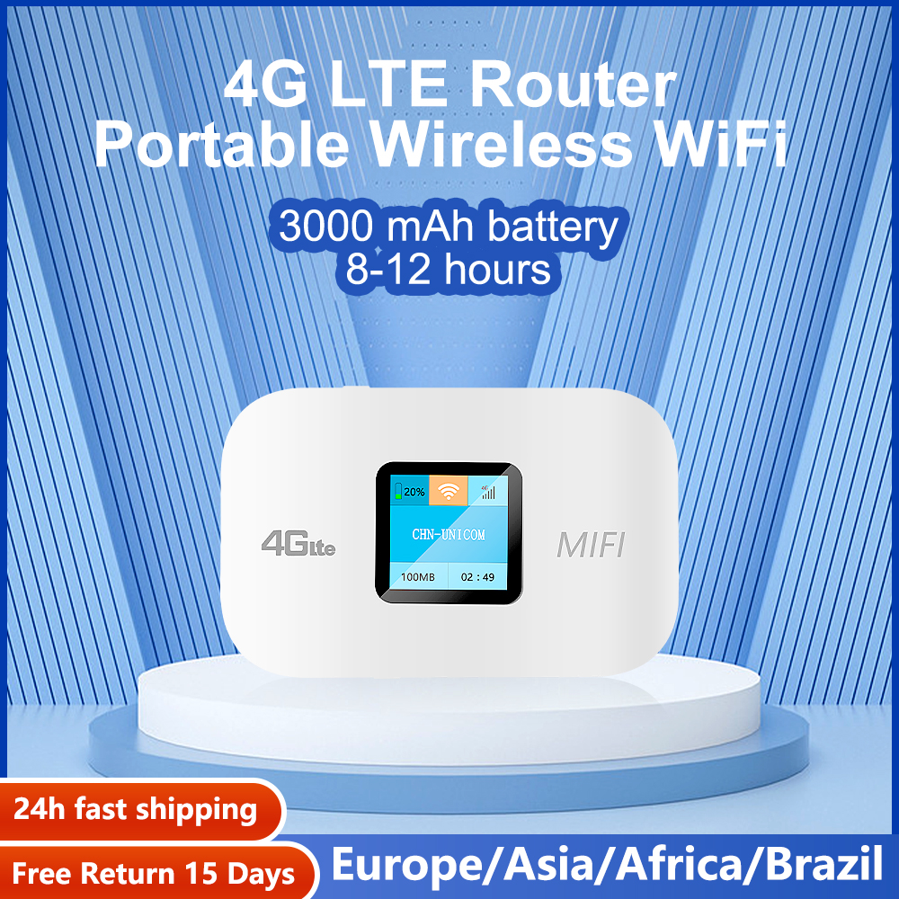 Benton Wifi Router Portable  3G4G Unlocked Lte Mifi Pocket W 汽车用品/电子/清洗/改装 车载路由器 原图主图