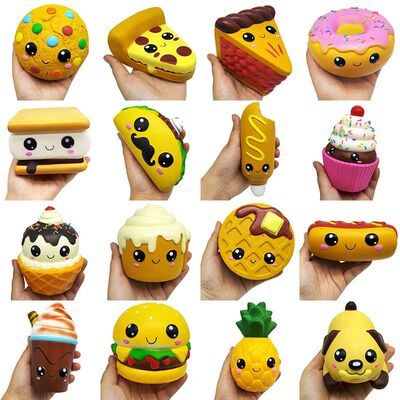 Squeeze toy cheese chocolate biscuit cute gourmet toy sss-re