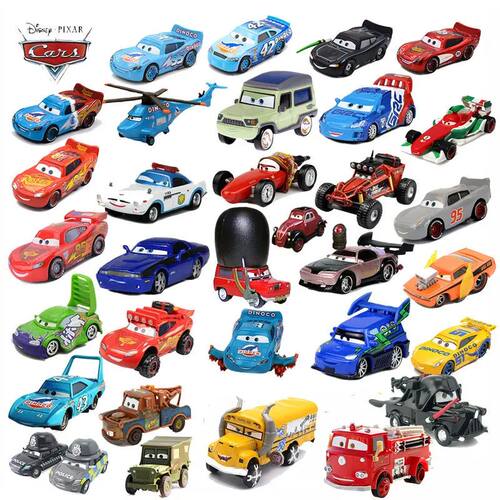 Pixar Cars 2 3 Lightning McQueen Axelrod Mater miss Mother
