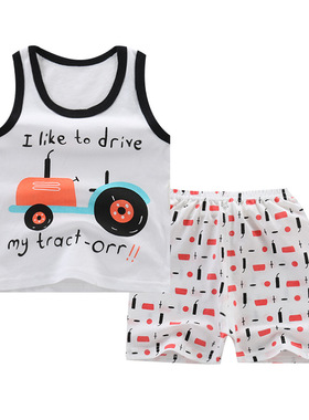 Boys Sets Children Set Summer Boy Shorts Clothes Cartoon Dra