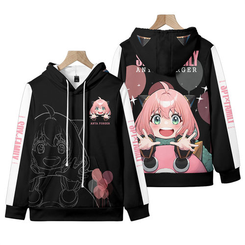 Japan Anime Spy X Family Anya Forger Cosplay Hoodies Sweatsh