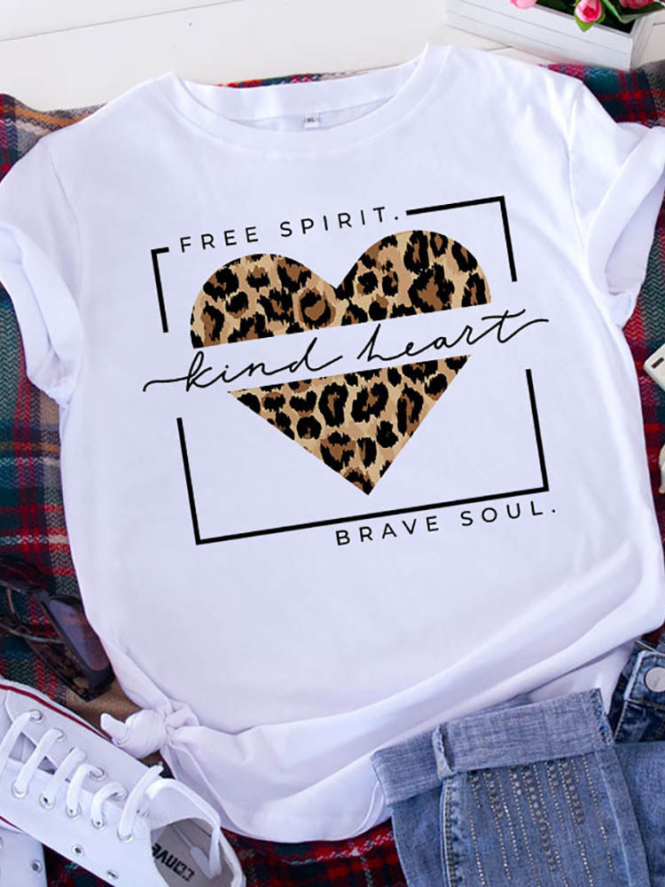 T-shirt Graphic Printed T Shirt Free Spirit Brave Soul Women