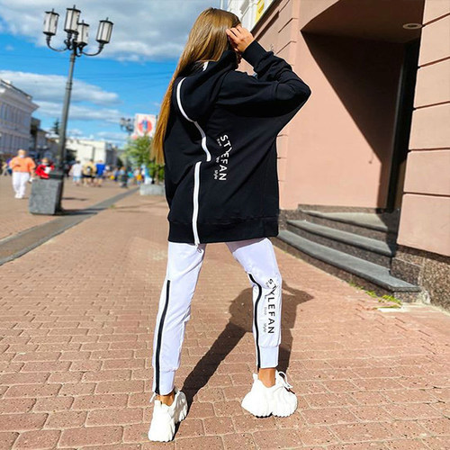 FashionLetterPrintZipper
