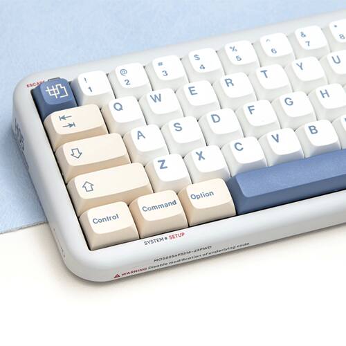 1 Set XDA K Soy Milk Keycaps 144 Keys PBT Keycap Dye Sublima