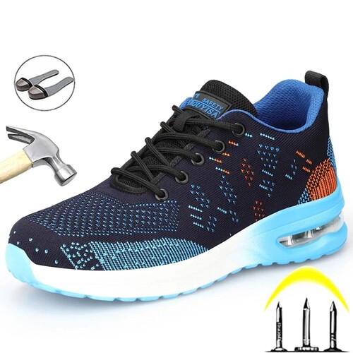 Safety Shoes Men Women Work Sneakers Steel Toe Shoes 2023 Ne