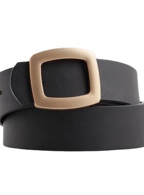 2024 Wide Leather Waist Strap Belt Women Black White Pink hi