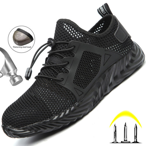 Indestructible Work Shoes Men Women Steel Toe Cap Work Safet