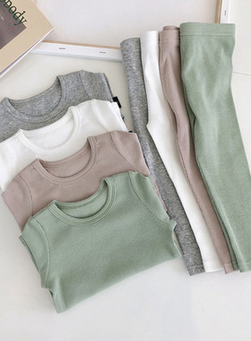 Baby Kids Pajamas Sets Cotton Boys Sleepwear Suit Autumn Gir