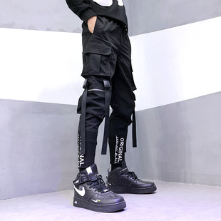 Stylish Japanese Fashion Harajuku Hip Hop Men Pants Streetwe