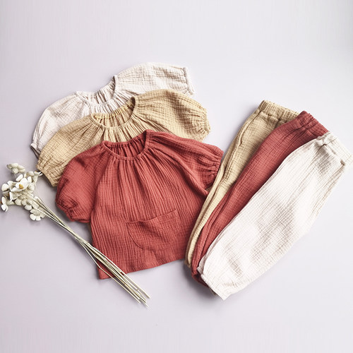 New Kids Clothing Sets 2pcs Autumn Children Pajamas Suit Fal