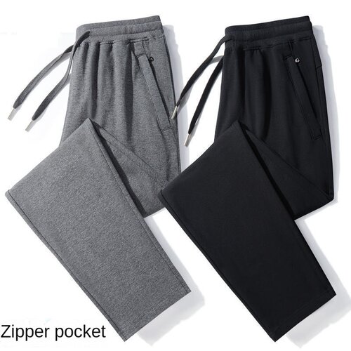 Two-pack Sports Pants Men's Spring Autumn Knitted Loose Pant