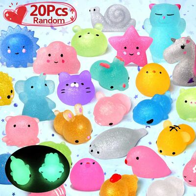 Squishy Toy Cute Glow Mochi Animal Squeeze Antisss Toys For