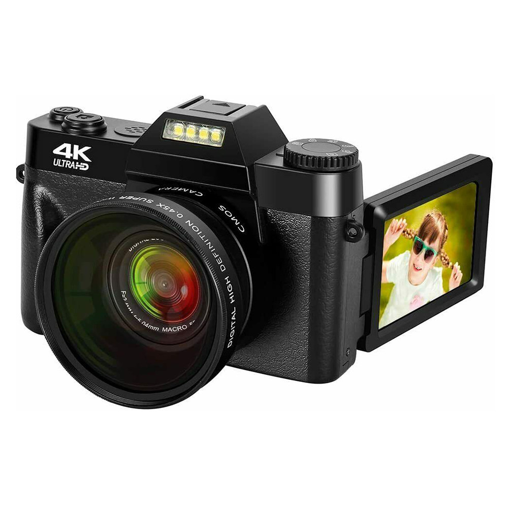 Digital Camera 48MP 4K Camera Vlogging Camera for YouTube 30 - 实物图