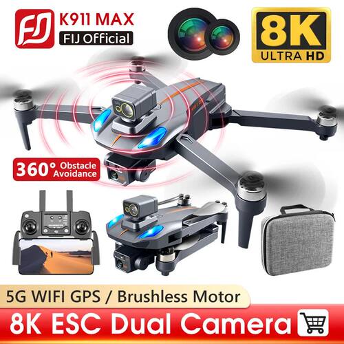 K911 MAX Drone 4K Professional Dual HD Camera 5G WIFI GPS Dr