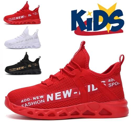 New Style Kids Shoes Boys Breathable Sports Shoes Girls Fash