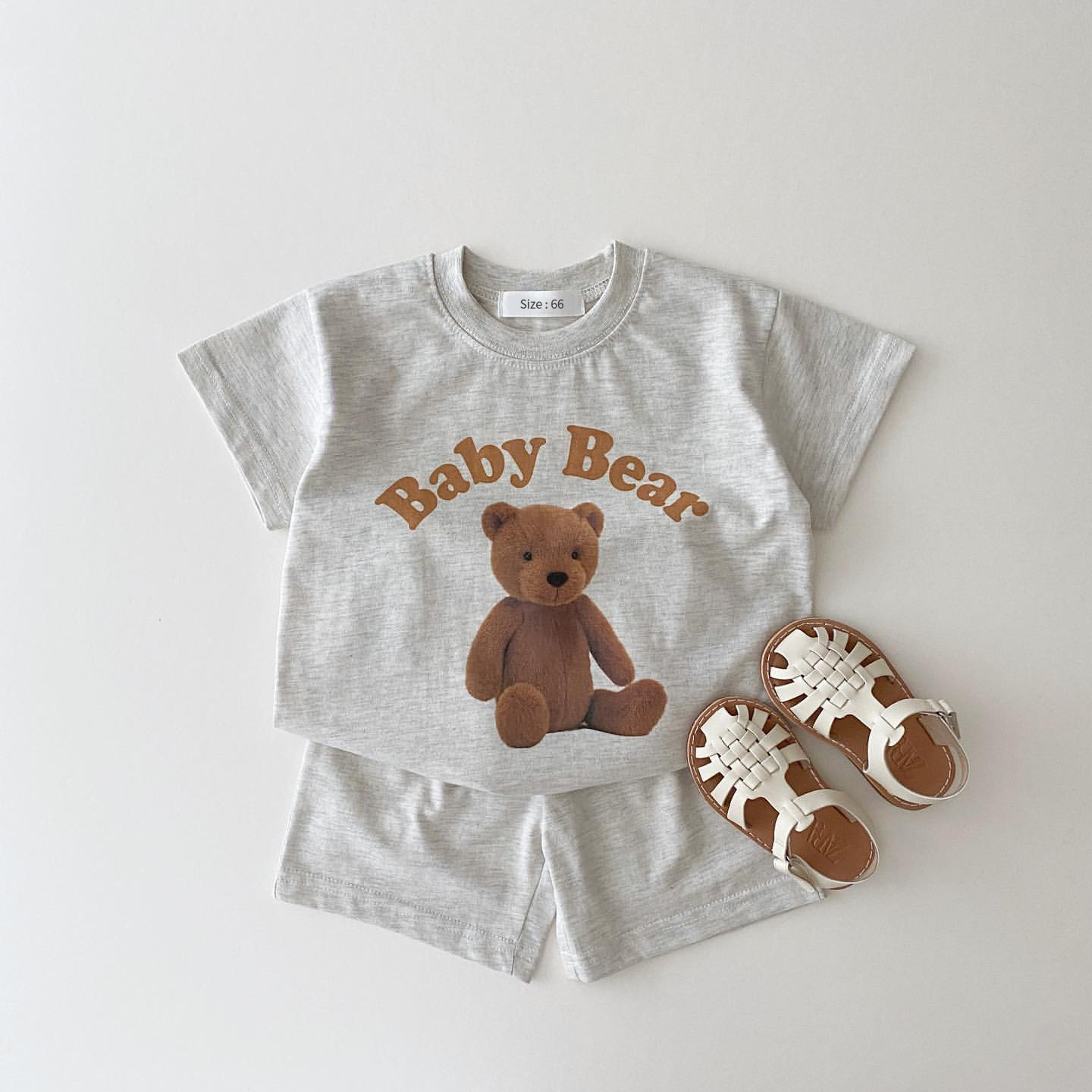 2pcs Baby Boys Girls Outfits Sets Summer Fashion Short Sleev