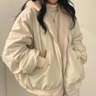 Korean style plus velvet thickened on both sides to wear lam