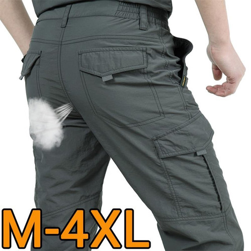 Tactical Cargo Pants Men Work Breathable Quick Dry Army Men