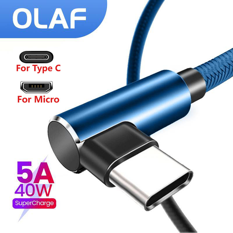 OLAF 5A USB C Cable Fast Charging Micro USB for Huawei Mate-封面