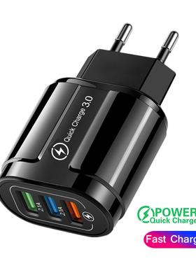 3A 18W USB Charger Quick Charger 3.0 For Xiaomi Huawei Samsu