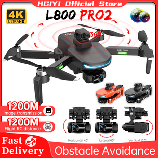 HGIYI L800 Pro2 Drone 4K Profesional GPS Dual HD Drones 3-Ax