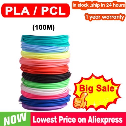 PLA Filament for 3D Pen Filament 10/20 Rolls 5M 10M Diameter