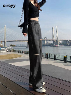 Circyy Ripped Jeans for Women Baggy Jeans High Waisted Jeans