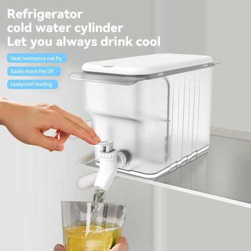 New Large Refrigerator Cold Kettle With Faucet Lemonade Bott
