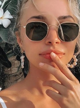 MADELINY Brand Sunglasses Women Mirror Retro Sun Glasses For