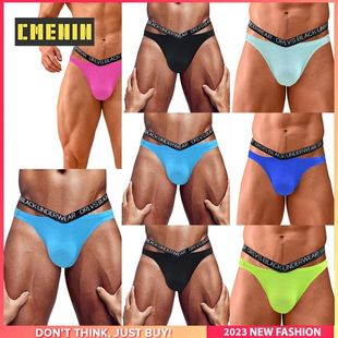 8Pcs Breathable Jockstrap Underwear Man Brief Fashion Cotton