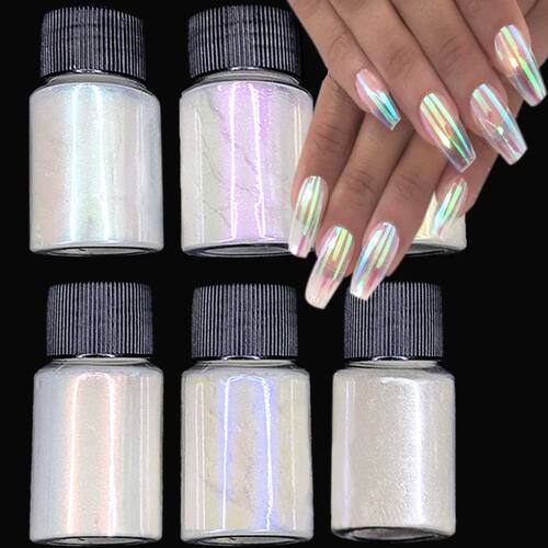 Mermaid Glitter Chrome Nail Powder Holographic Nail Glitter