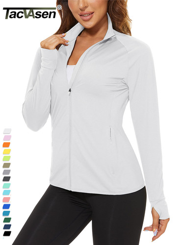 TACVASEN UPF 50+ Sun Protection Summer Shirts Womens Long Sl