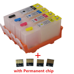 Refillable ink cartridge for HP 902 903 904 905 with chip fo