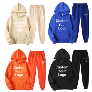 Men Women Tracksuits Make Your Design Logo Text Custom Hoodi