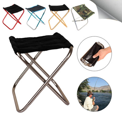 Folding Small Stool Fishing Chair Picnic Camping Chair Folda