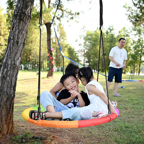 Six-color canvas bird nest swing outdoor courtyard square ch