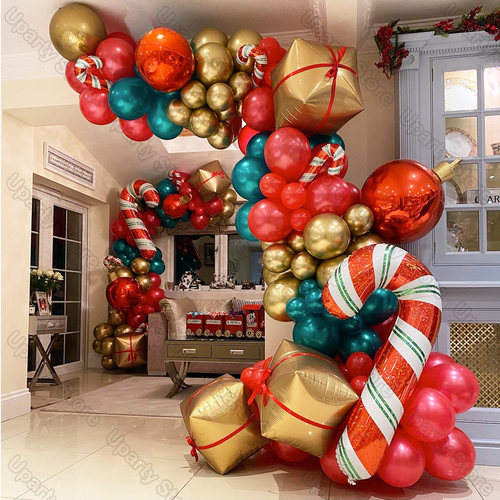 ChristmasBalloonsArch
