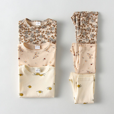 Spring Children Pajamas Set Kids Baby Girl Boys Underwear Cl